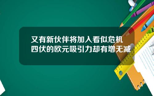 又有新伙伴将加入看似危机四伏的欧元吸引力却有增无减