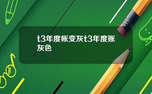 t3年度帐变灰t3年度账灰色