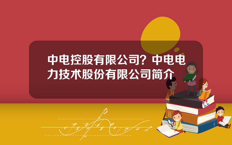 中电控股有限公司？中电电力技术股份有限公司简介